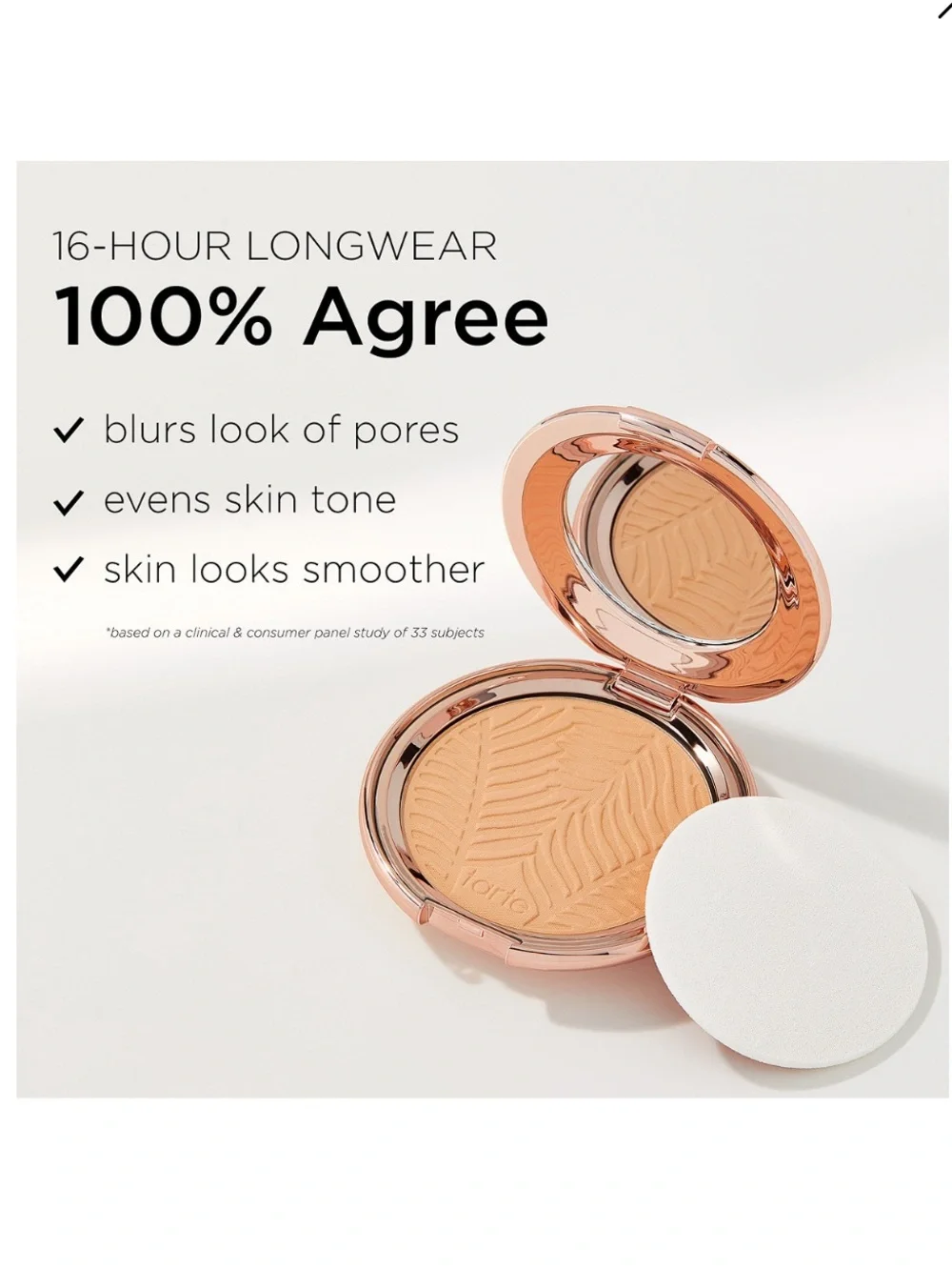 tarte Amazonian Clay Blurring Powder Foundation Light Beige 20B New 0.28 oz